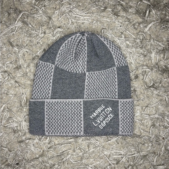 Louis Vuitton Other - Louis Vuitton LV Damier Heritage Dark Grey Beanie